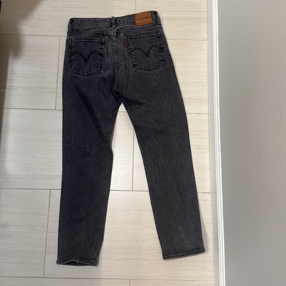 Levi's Wedgie Black Heart Straight Leg Pants